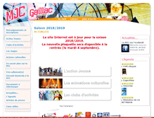 Tablet Screenshot of mjc-gaillac.org